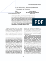 Edwards - Relationship Between Constructs and Measures PDF