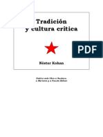 ABP KOHAN NESTOR - Tradicion y Cultura Critica