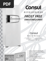 Geladeira Consul Bem Estar CRM 55AK