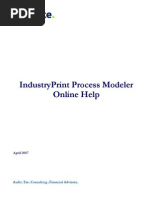 IndustryPrint Process Modeler User Guide