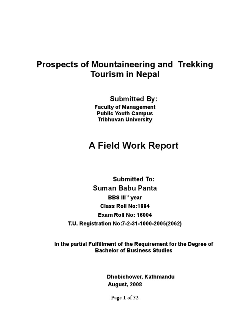 Mountaineering and Trekking in Nepal | PDF | Himalayas | Nepal