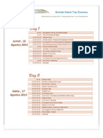 Itinerary Berhala Island