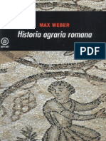 Weber Max - Historia Agraria Romana