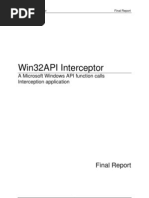 Win32 API Interceptor