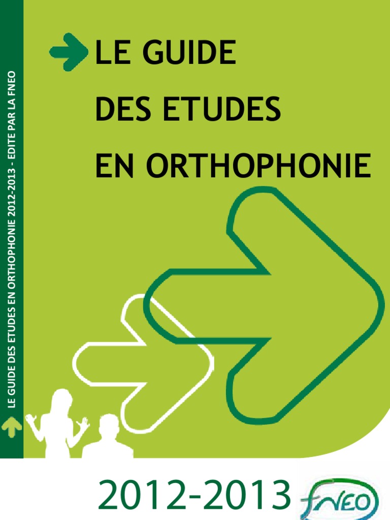 Guide Des Etudes 2013, PDF, Orthophonie