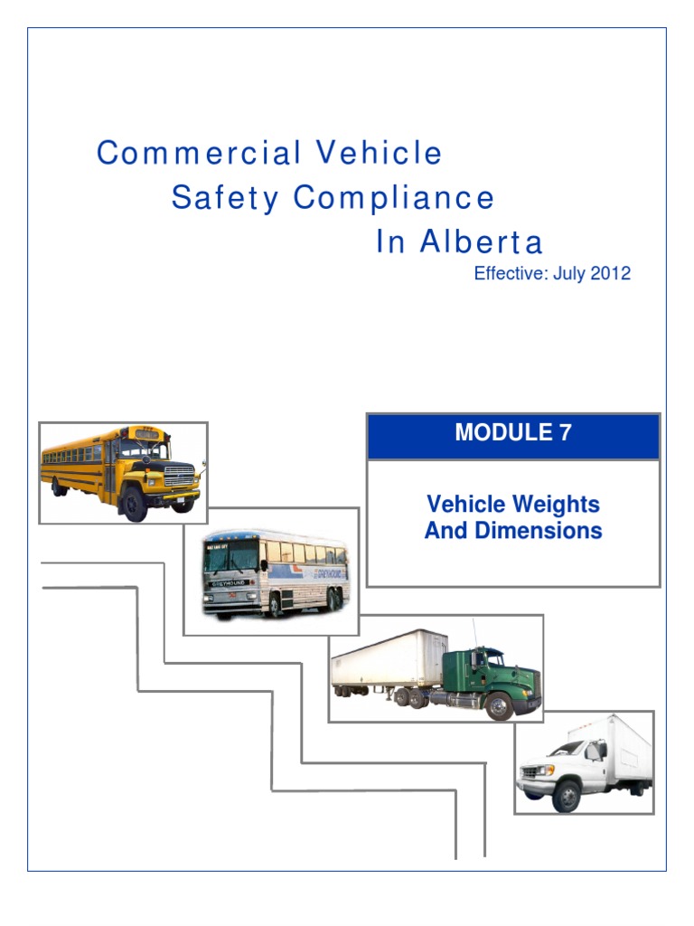 Alberta Overdimensional Regulations PDF Semi Trailer Truck Vehicles