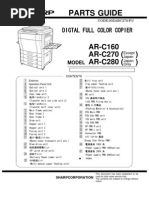 Sharp Ar-C160 Ar-C270 Ar-C280 PartsGuide