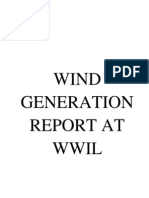 Wind Generation Report