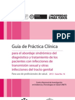 Guía para el abordaje sindrómico del diagnóstico y tratamiento de los pacientes con infecciones de transmisión sexual y otras infecciones del tracto genital