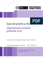 Guía de práctica Clínica Hipertensión arterial primaria (hta)