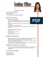 Curriculum Manuela Fernández