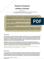 Building A Saxophone Techinique-Liley Learning