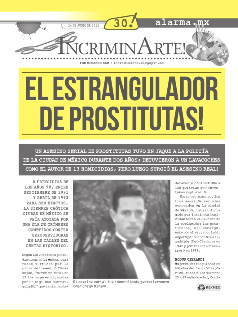 Jorge Riosse | PDF | Asesino en serie | Crimen y violencia