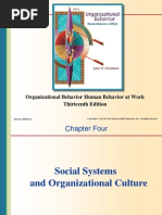 Organizational Behavior Human Behavior at Work Thirteenth Edition