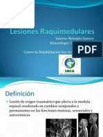 Lesiones Raquimedulares