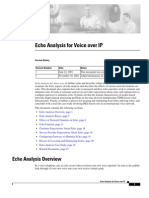 Echo Analysis For Voice Over IP