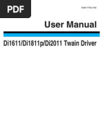 User Manual: Di1611/Di1811p/Di2011 Twain Driver