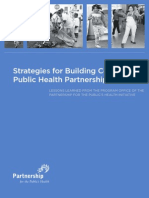 Strategies For Building Community-Public Health Partnerships