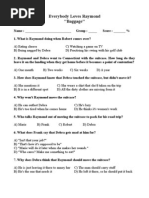 Everybody Loves Raymond - Baggage Quiz