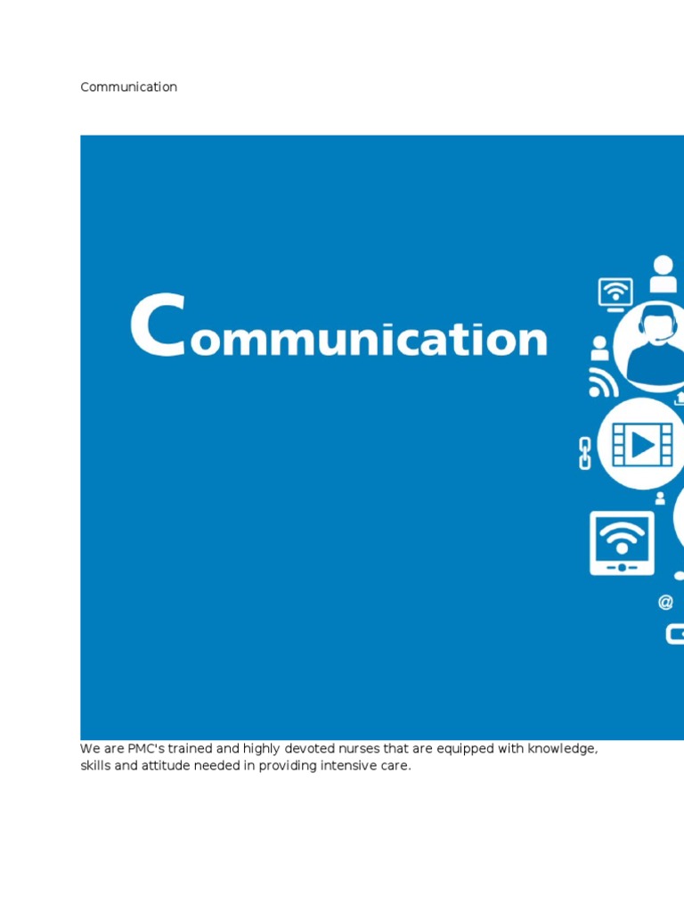 Communication | PDF | Self-Improvement