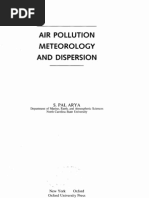 Air Pollution Meteorology and Dispersion: S. Pal Arya