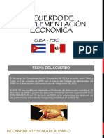 TRATADO DE LIBRE COMERCIO  PERÚ - CUBA
