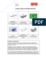 Gafas de seguridad policarbonato