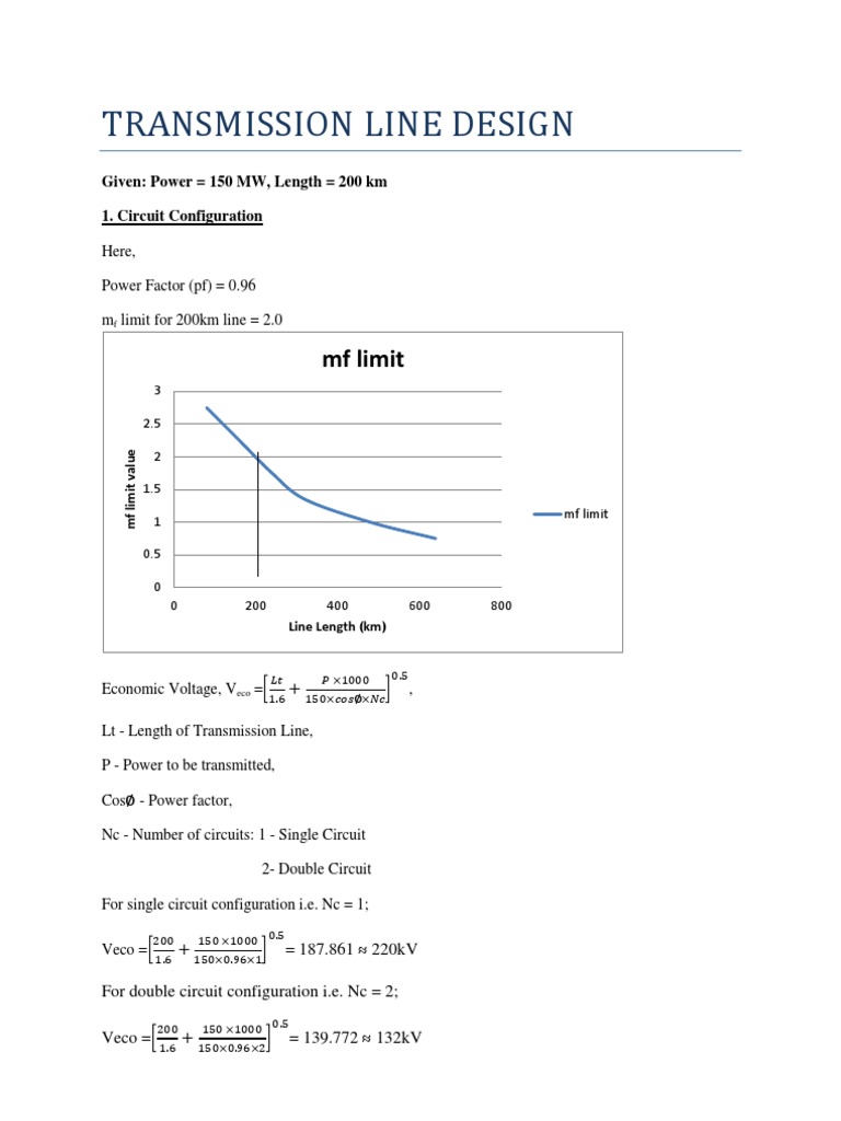 Transmission Line Design Overview Pdf