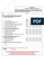 Form Survey Kepuasan Pelanggan