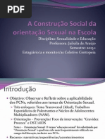 A Construção Social da orientação Sexual na Escola