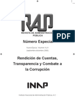 Rendición de Cuentas Transparencia y Combate A La Corrupción