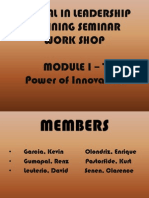 InnovatiINNOVATION - PPT MODULE 5on - PPT Module 5