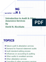 Auditing: Introduction To Audit & Other Assurance Services by David N. Ricchiute
