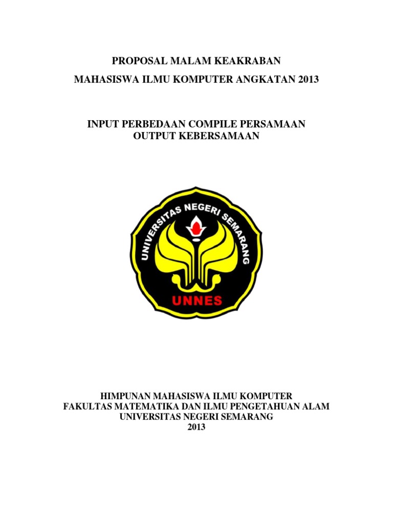 Proposal Malam Keakraban