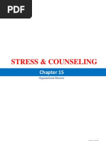 CH 15; Stress & Counseling