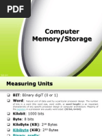 09. Memory, Storage (RAM, Cache, HDD, ODD, SSD, Flashdrives)