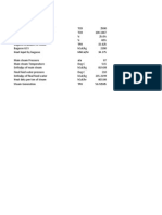 Sugar Process Basic Derivation