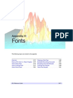 Fonts used in IDL