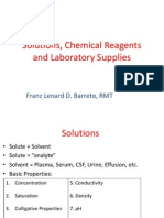 Solutions, Chemical Reagents and Laboratory Supplies