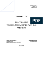 56015961 Libro Azul Politicas de Telecomunicaciones Para Las Americas