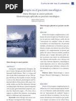 musicoterapia en el paciente oncológico