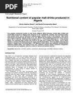 Download Malt Drinks in Nigeriapdf by olayinkaa SN166956099 doc pdf