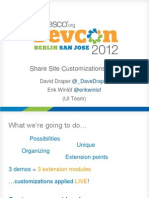 DevCon Share Site Customizations Live 2012