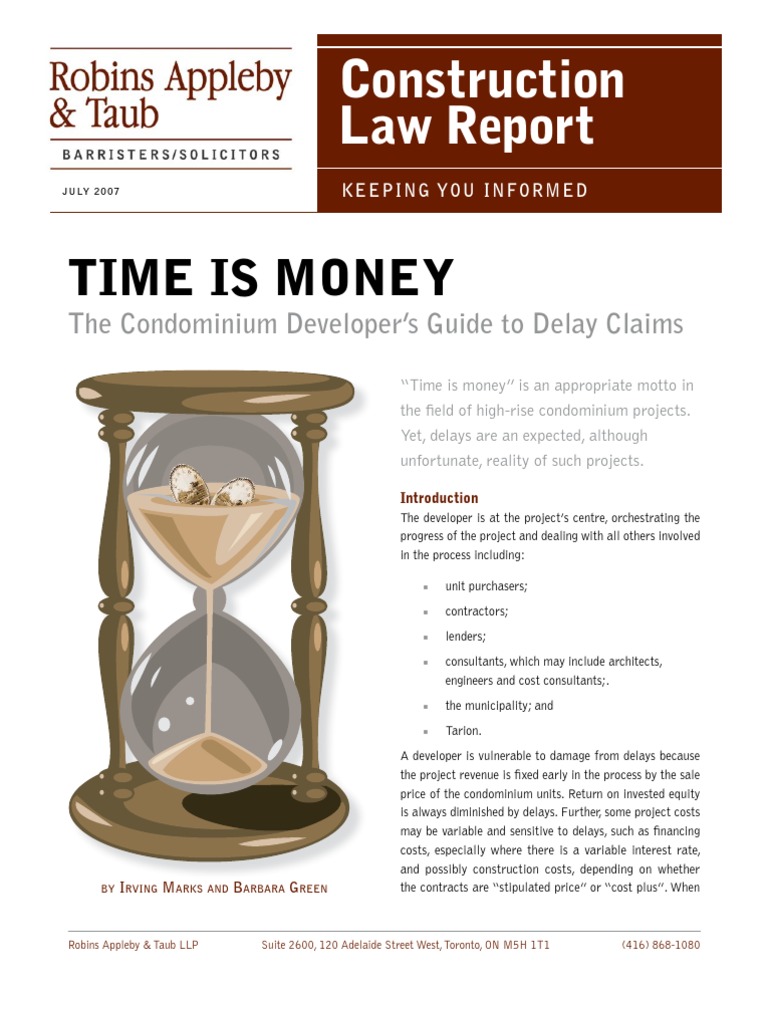 Developer's Guide to Delay Claims | PDF | Breach Of Contract | Damages