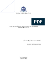 O Papel Dos Fitormônios No Desenvolvimento Das Plantas e Suas Utilidades Econômicas