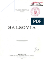 Vasile Pârvan, Salsovia