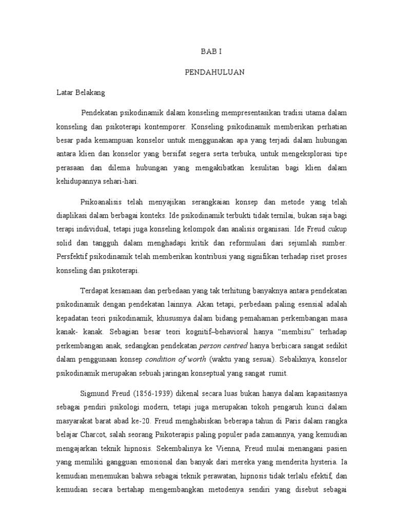 Bab Ii Psikodinamika Pdf