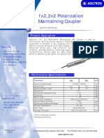 PM 1x2,2x2 Coupler Datasheet