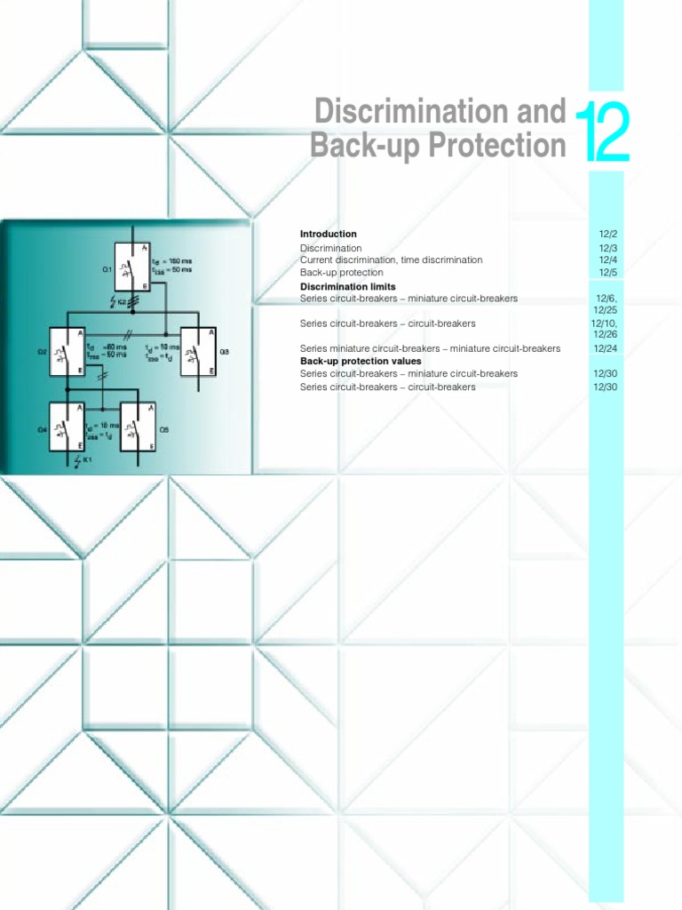 Discrimination and BackUp Protection PDF Power Engineering