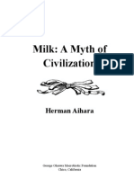Milk - A Myth of Civilization - Herman Aihara - 1971